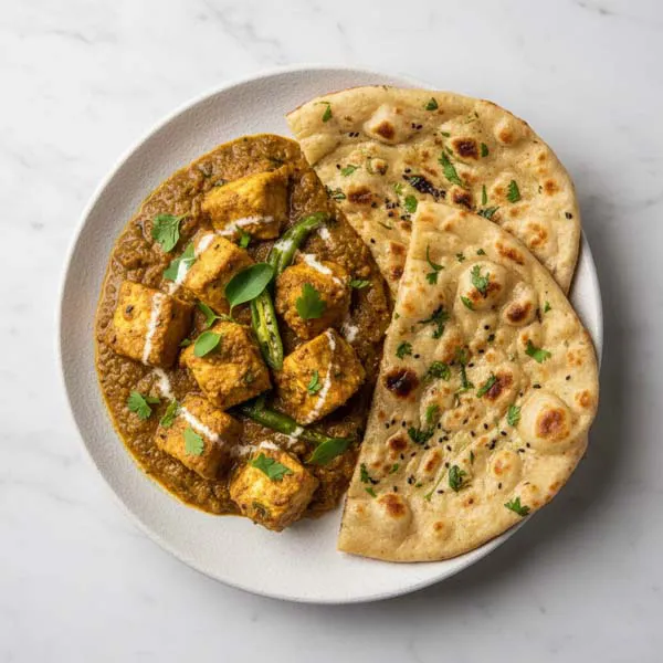 Fish Methi Masala With Coriander Naan